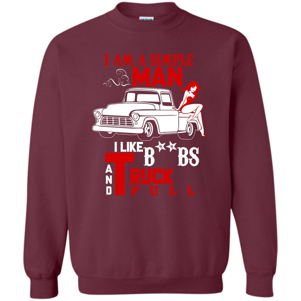 I Like Truck Pull T Shirt, Coolest Trucker Sweatshirt