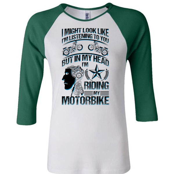 Riding My Motorbike T Shirt, Being A Biker T Shirt, Awesome T-Shirts