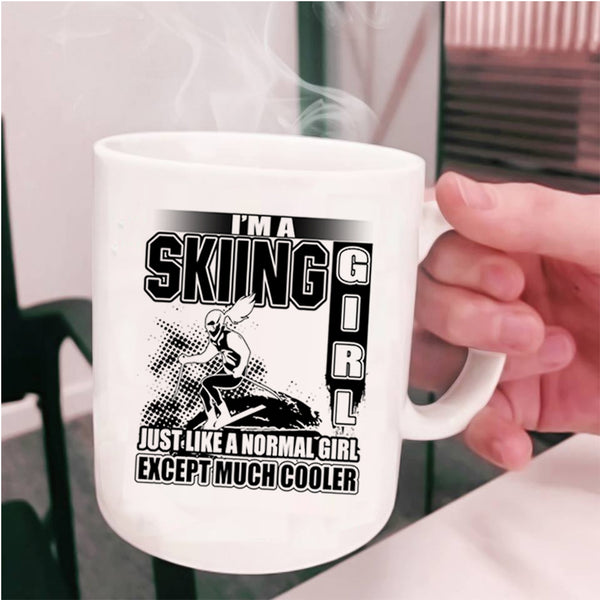 Cool Girls Coffee Mug, I'm A Skiing Girl Cup