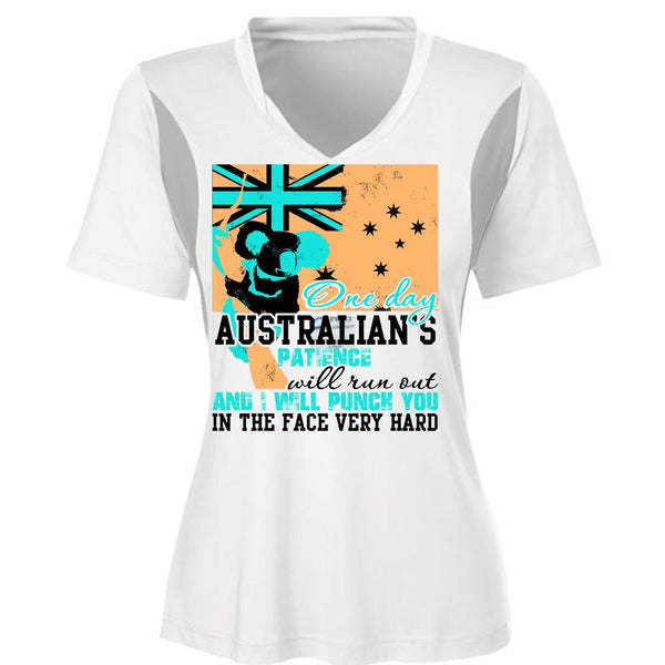 On Day Australian's Patience T Shirt, I Love Veteran T Shirt, Awesome T-Shirts