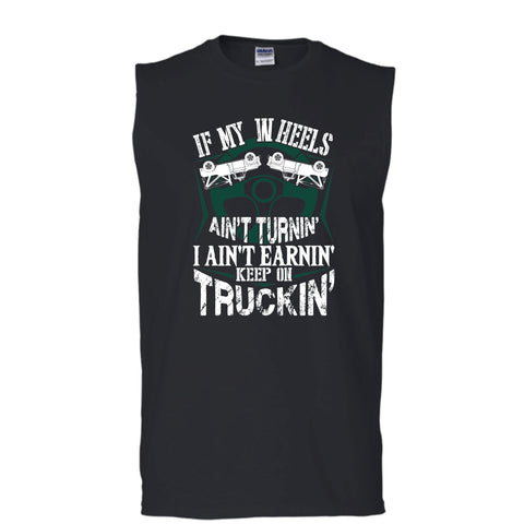 A black t-shirt with the shopify logo