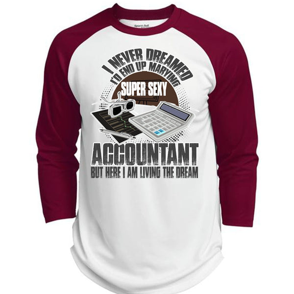 I'd End Up Marrying Accountant T Shirt, I Love Accountant T Shirt, Awesome T-Shirts  (Polyester Game Baseball Jersey)
