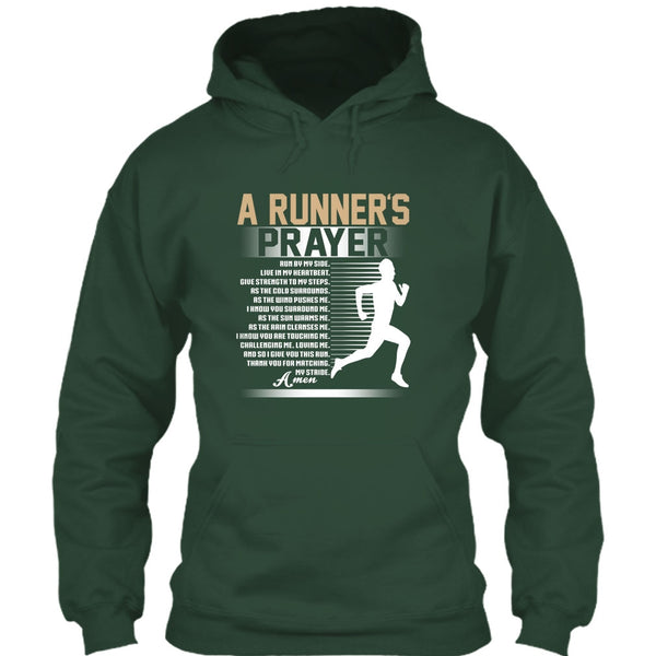 A Runner's Prayer T Shirt, Run By Myside T Shirt
