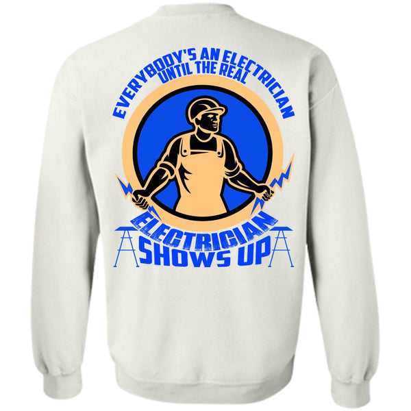 A black t-shirt with the shopify logo