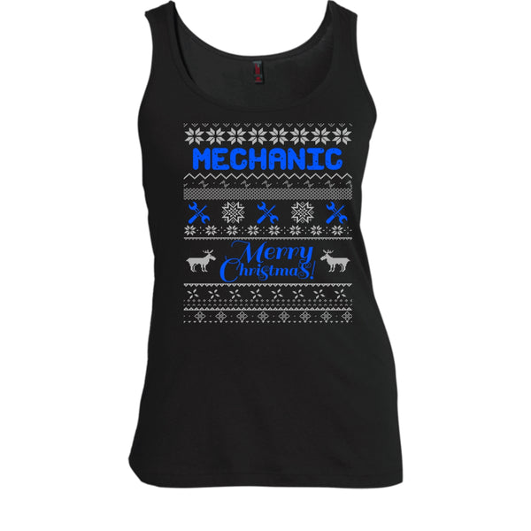 Mechanic Merry Christmas T Shirt, Coolest Mechanic T Shirt, Cool T Shirt