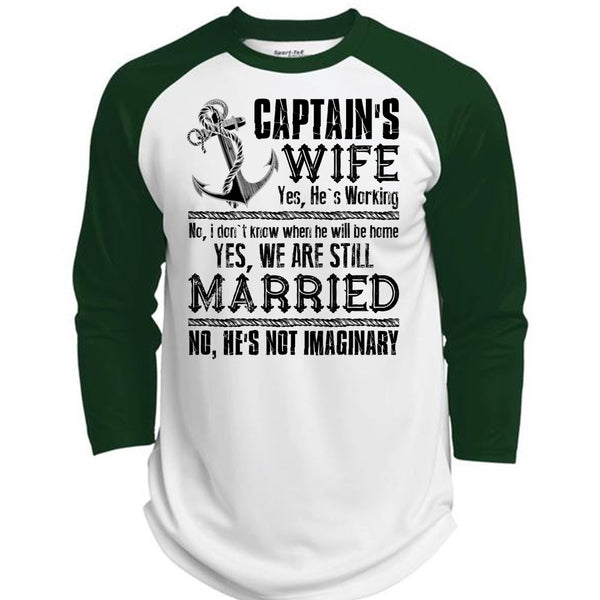 Captain's Wife T Shirt, I Love Husband T Shirt, Awesome T-Shirts  (Polyester Game Baseball Jersey)
