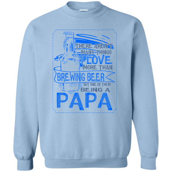 Drinking Dad T Shirt, I Love More Than Brewing Beer Sweatshirt