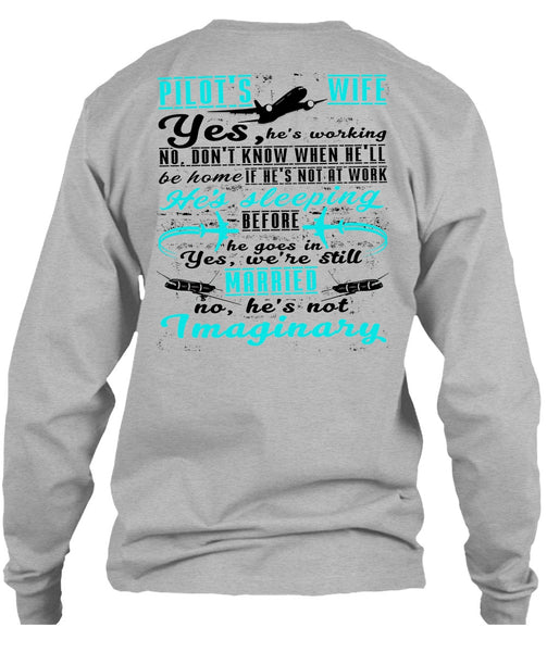 Pilot's Wife T Shirt, I Love Pilot T Shirt
