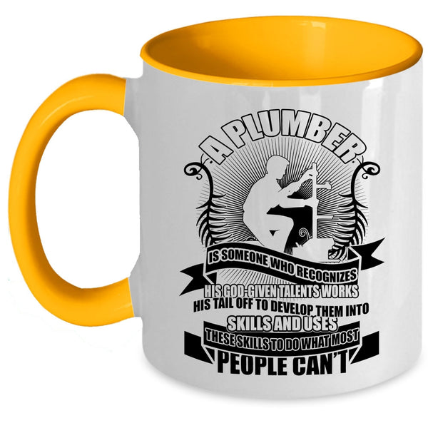 Cool Plumber Coffee Mug, Plumber Accent Mug