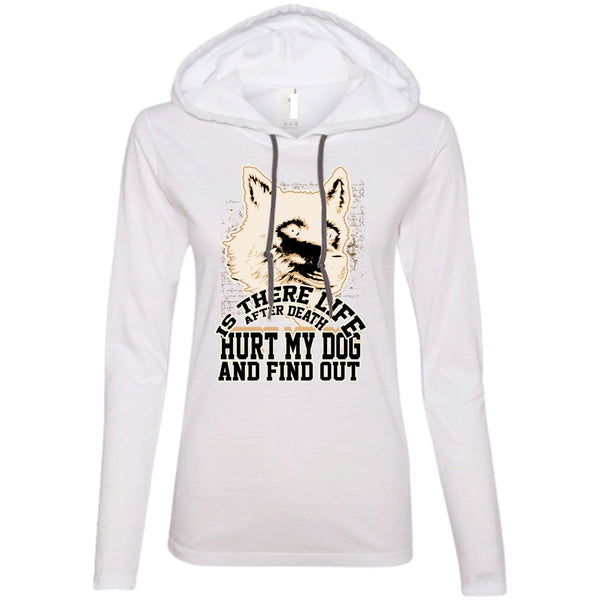 A black t-shirt with the shopify logo