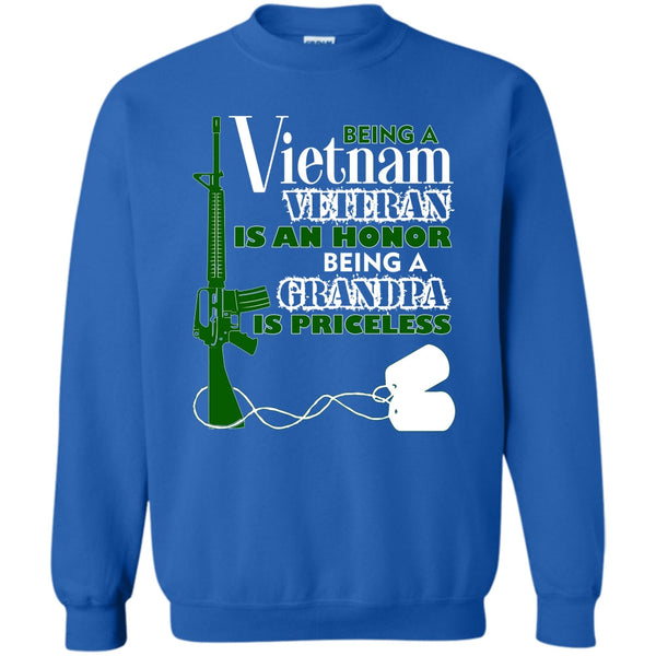 Being A Grandpa Is Princess T Shirt, Vietnam Veteran Grandpa Sweatshirt