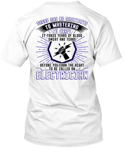 A black t-shirt with the shopify logo