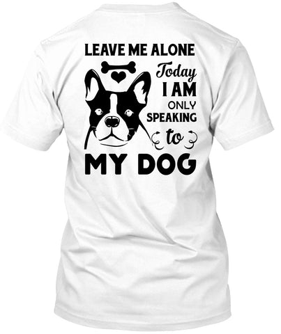 A black t-shirt with the shopify logo