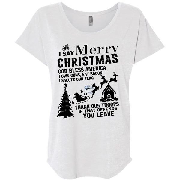 I Say Merry Christmas T Shirt, I Love Christmas T Shirt, Awesome T-Shirts