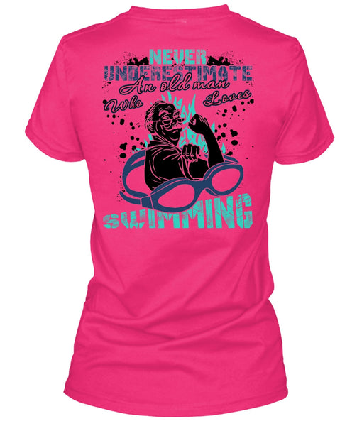 Old Man Who Loves Swimming T Shirt, I Love Swimming T Shirt