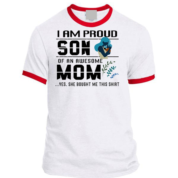 I Am Proud Son Of An Awesome Mom T Shirt, Mother's Day T Shirt