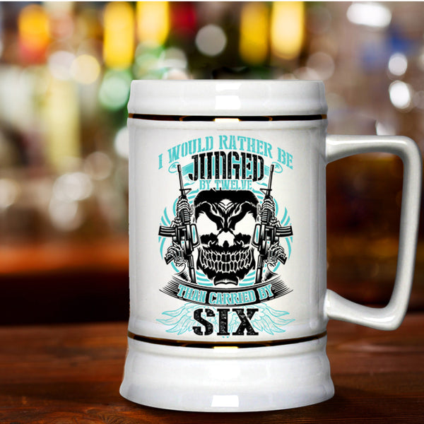 Cool Gift For Veterans Beer Stein 22oz, Awesome Veteran Beer Mug