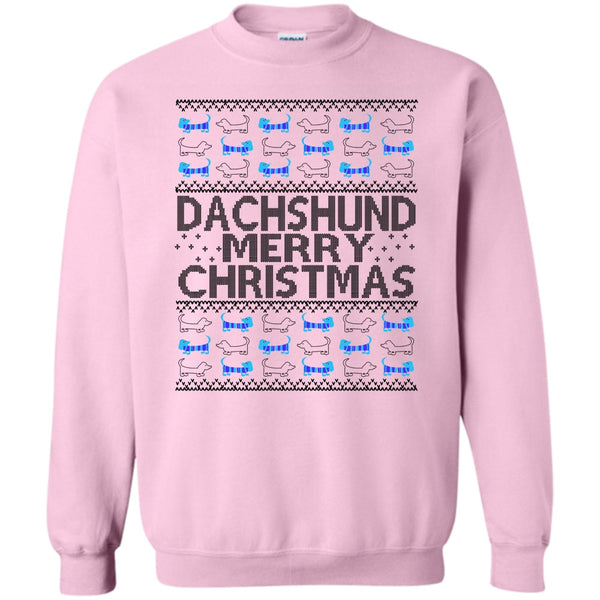 Dachshund Lover T Shirt, Dachshund Merry Christmas Sweatshirt