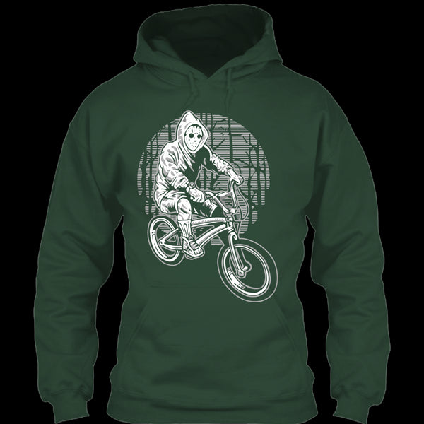 A black t-shirt with the shopify logo