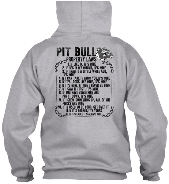 Pit Bull Property Laws T Shirt, I Love Pit Bull T Shirt
