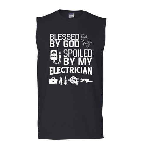 A black t-shirt with the shopify logo