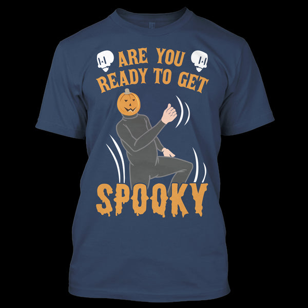 A black t-shirt with the shopify logo