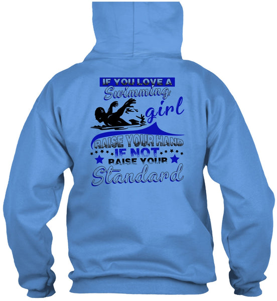 You Love A Swimming Girl T Shirt, I Love Swimming T Shirt