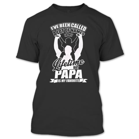 A black t-shirt with the shopify logo