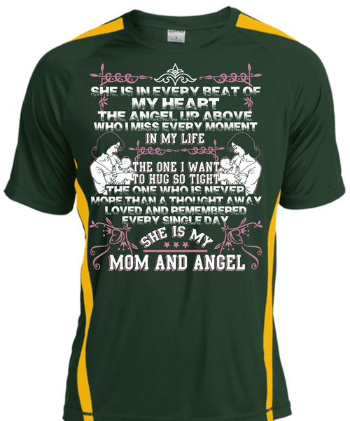She Is My Mom And Angel T Shirt, I Love Mom T Shirt, Cool Shirt