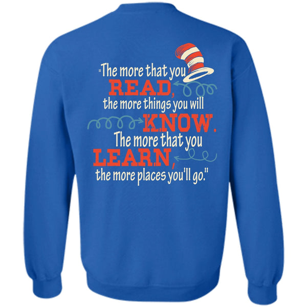 The Cat in the Hat T Shirt, You Will Know T Shirt, Read Across America Day 2018 Sweatshirt