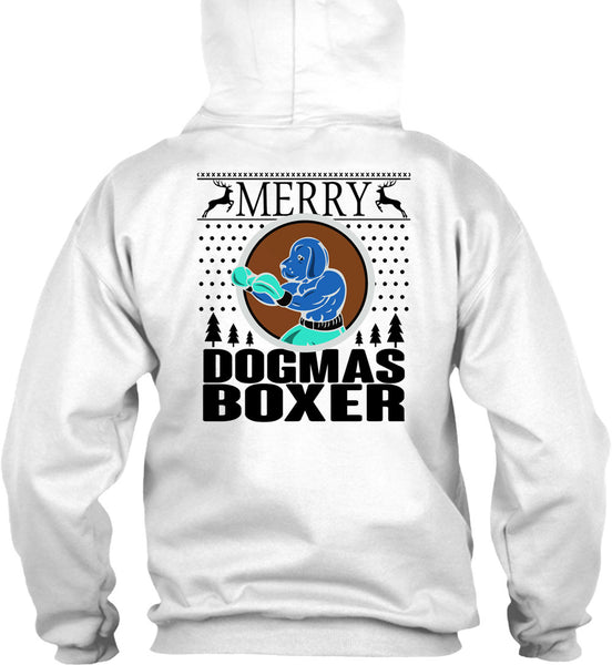 Merry Dogmas Boxer T Shirt, Happy New Year T Shirt