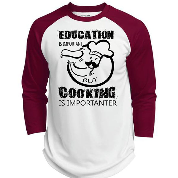 Education Is Important But Cooking Is Importanter T Shirt, My Favorite T Shirt  (Polyester Game Baseball Jersey)