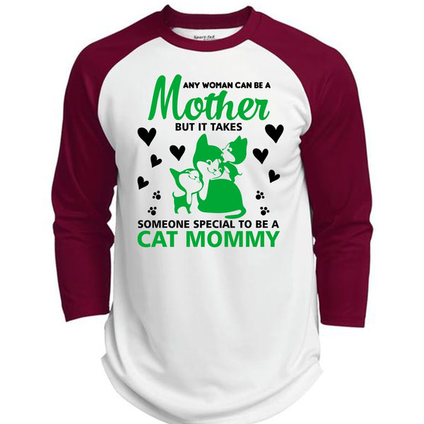 It Takes Someone Special To Be A Cat Mommy T Shirt, I Love My Cat T Shirt  (Polyester Game Baseball Jersey)