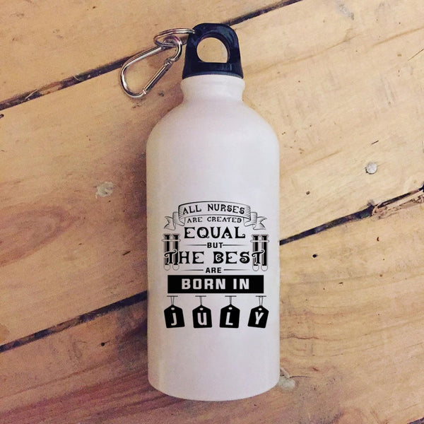 The Best Nurses Are Born In July 20 oz Stainless Steel Bottle,Gift For Nurse Outdoor Sports Water Bottle