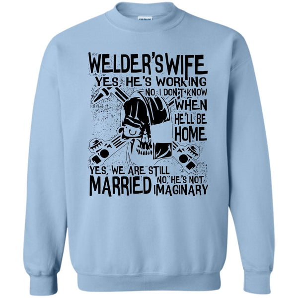 Coolest Welder's Husband T Shirt, Welder's Wife Sweatshirt