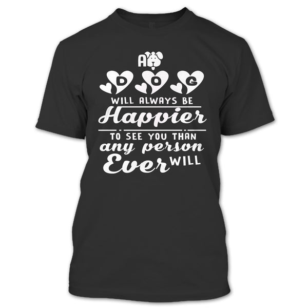 A black t-shirt with the shopify logo