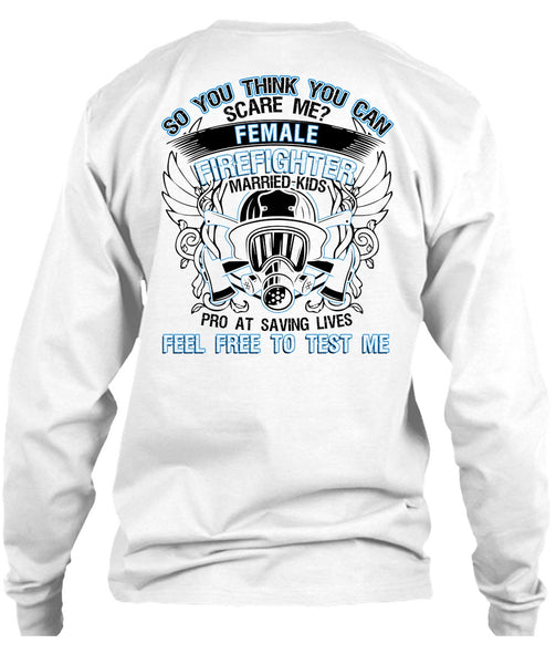 Female Firefighter Married Kids T Shirt, I Love Firefighter T Shirt