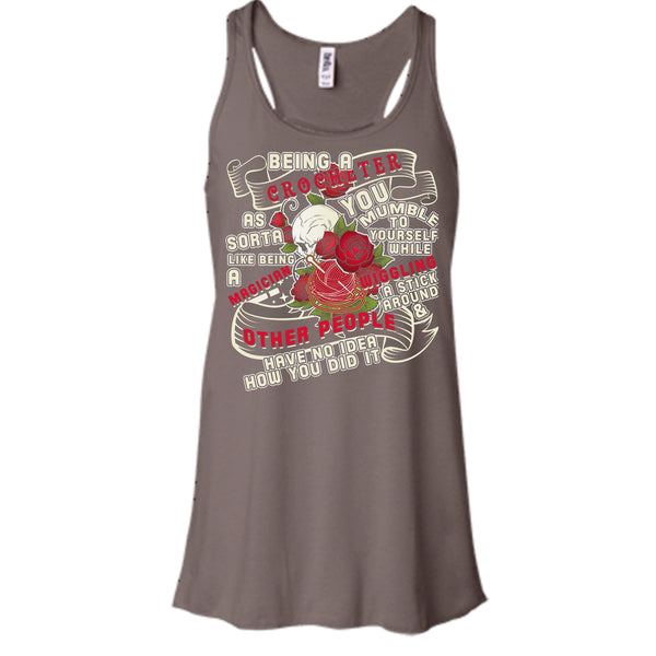 Being A Crocheter T Shirt, As Sorta Like Being A Magician T Shirt, Cool T Shirt