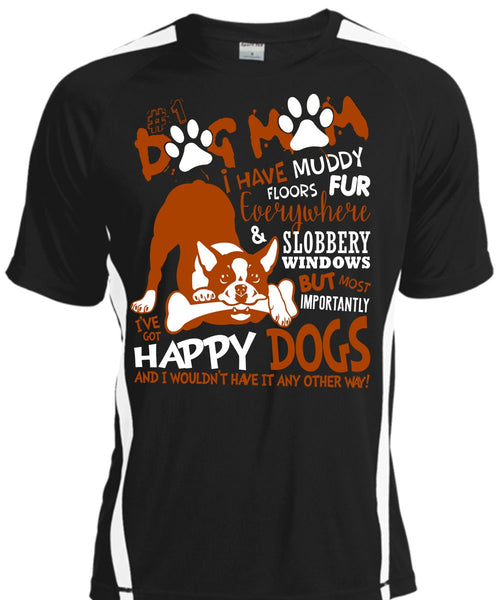 A black t-shirt with the shopify logo