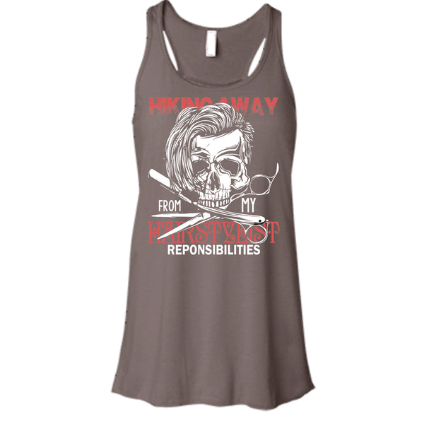 Hiking Away T Shirt, From My Hairstylist Tank Top