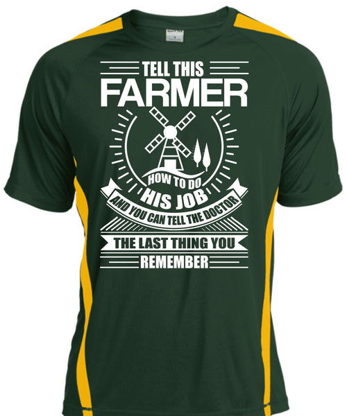 Tell This Farmer How To Do His Job T Shirt, Being A Farmer T Shirt, Cool Shirt