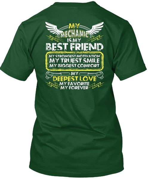 My Mechanic Is My Best Friend T Shirt, My Favorite My Forever T Shirt