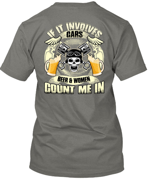 If It Involves Cars T Shirt, I Love Mechanic T Shirt