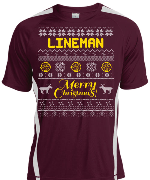 Lineman Merry Christmas T Shirt, Being A Lineman T Shirt, Cool Shirt