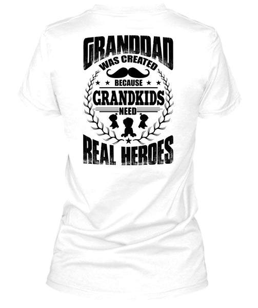 Granddad Was Created T Shirt, I Love Baby T Shirt