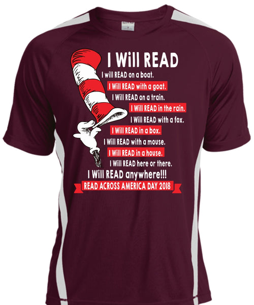 The Cat in the Hat T Shirt 2018, I Will Read Anywhere T Shirt, I Will Read In A Box T Shirt, Cool Shirt