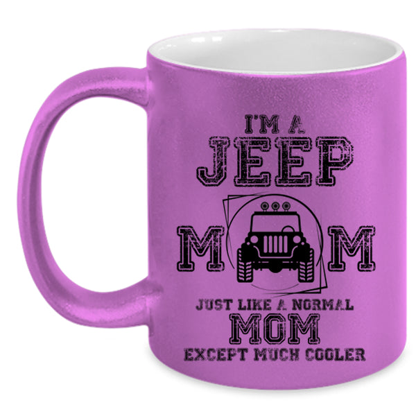 Cool Jeep Mom Coffee Mug, I'm A Jeep Mom Accent Mug