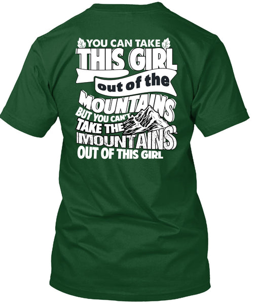 Mountains Out Of This Girl T Shirt, Being A Hiker T Shirt