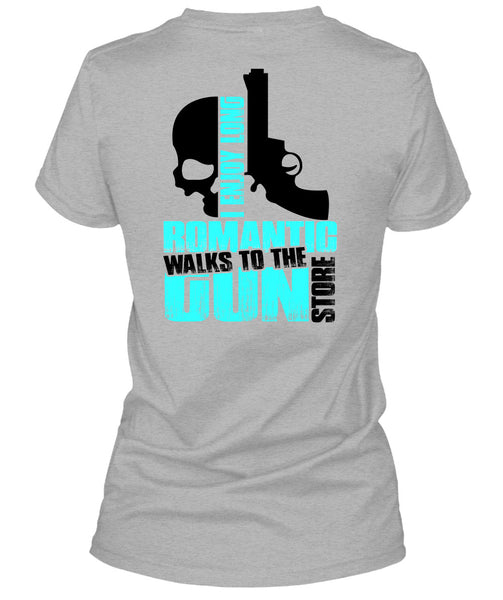 Walks To The Gun Store T Shirt, Being A Gun T Shirt