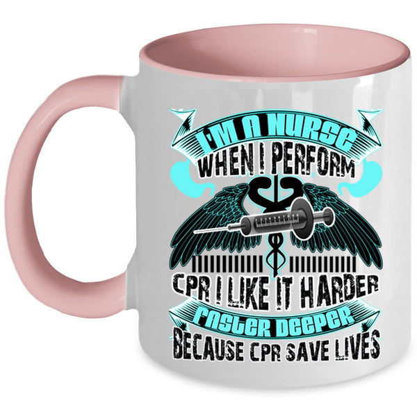 Cool Nurses Coffee Mug, I'm A Nurse Accent Mug